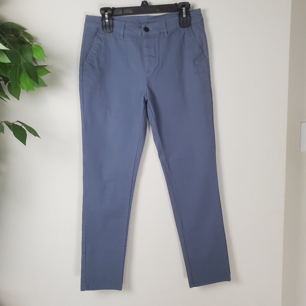 ASOS Men's Chino Blue Gray Slim Pants Size 30x30 Casual Slim